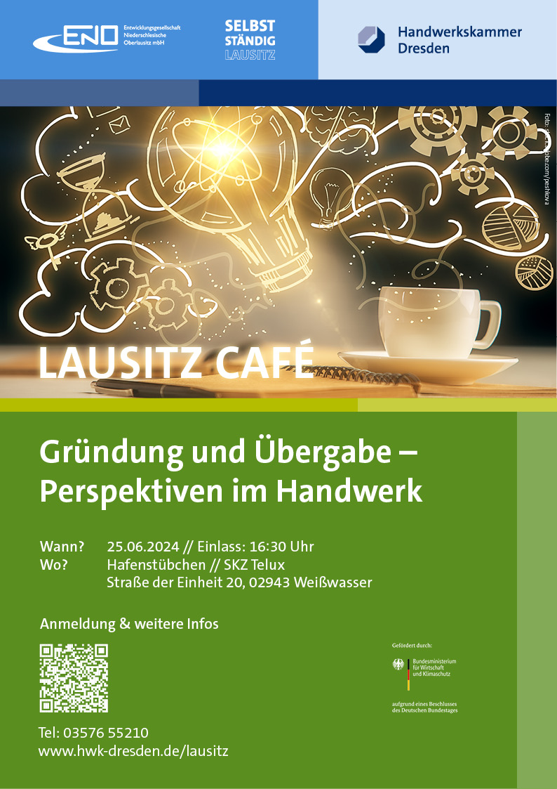 Lausitz Café: „Gründung & Übergabe“ – Perspektiven im Handwerk